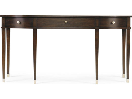 Tribeca Rectangular Console Table with Three Drawers in Tribeca Finish