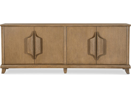 Cyrus Four Door Credenza in Natural Oak