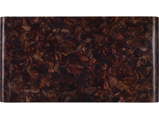 Mark Rectangle Coffee Table in Polished Pen Shell Finish