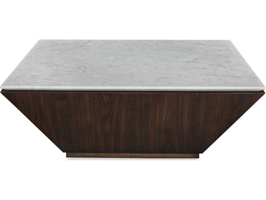 Compositions Square Coffee Table with Marble Top