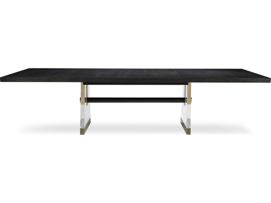 Cadence Rectangle Extendable Dining Table in Mocha Finish