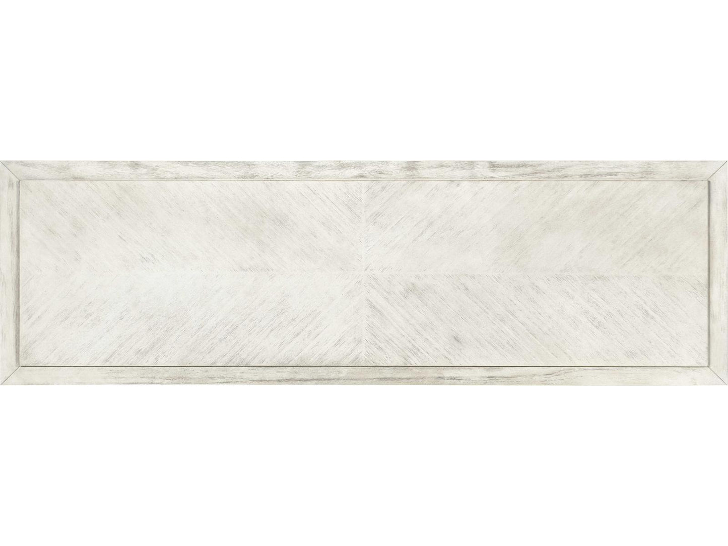 Curate Atlas Six Drawer Dresser in Off White with Raffia