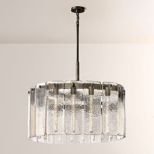 Belamet Glass Round Chandelier 36"D
