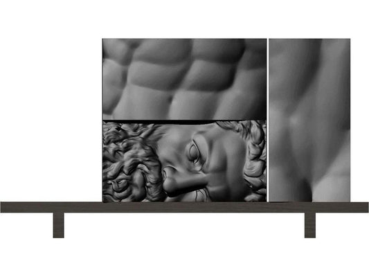 Ercole E Afrodite Modular Wood Sideboard