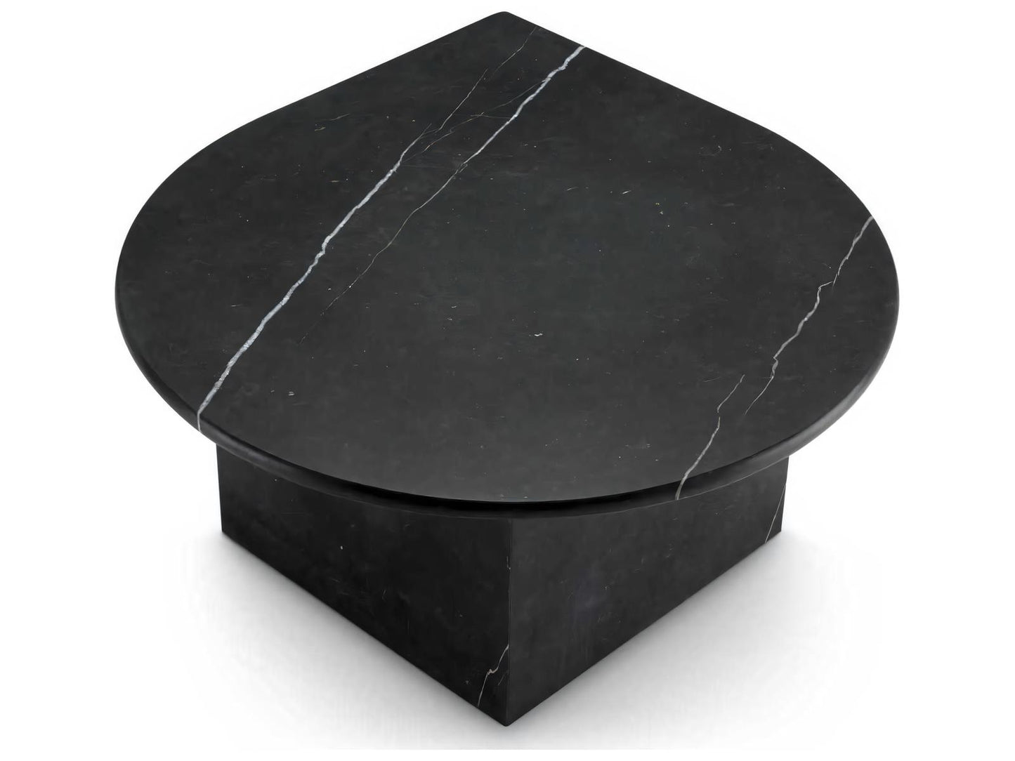 Naples Set of 3 Honed Black Marble Coffee Tables