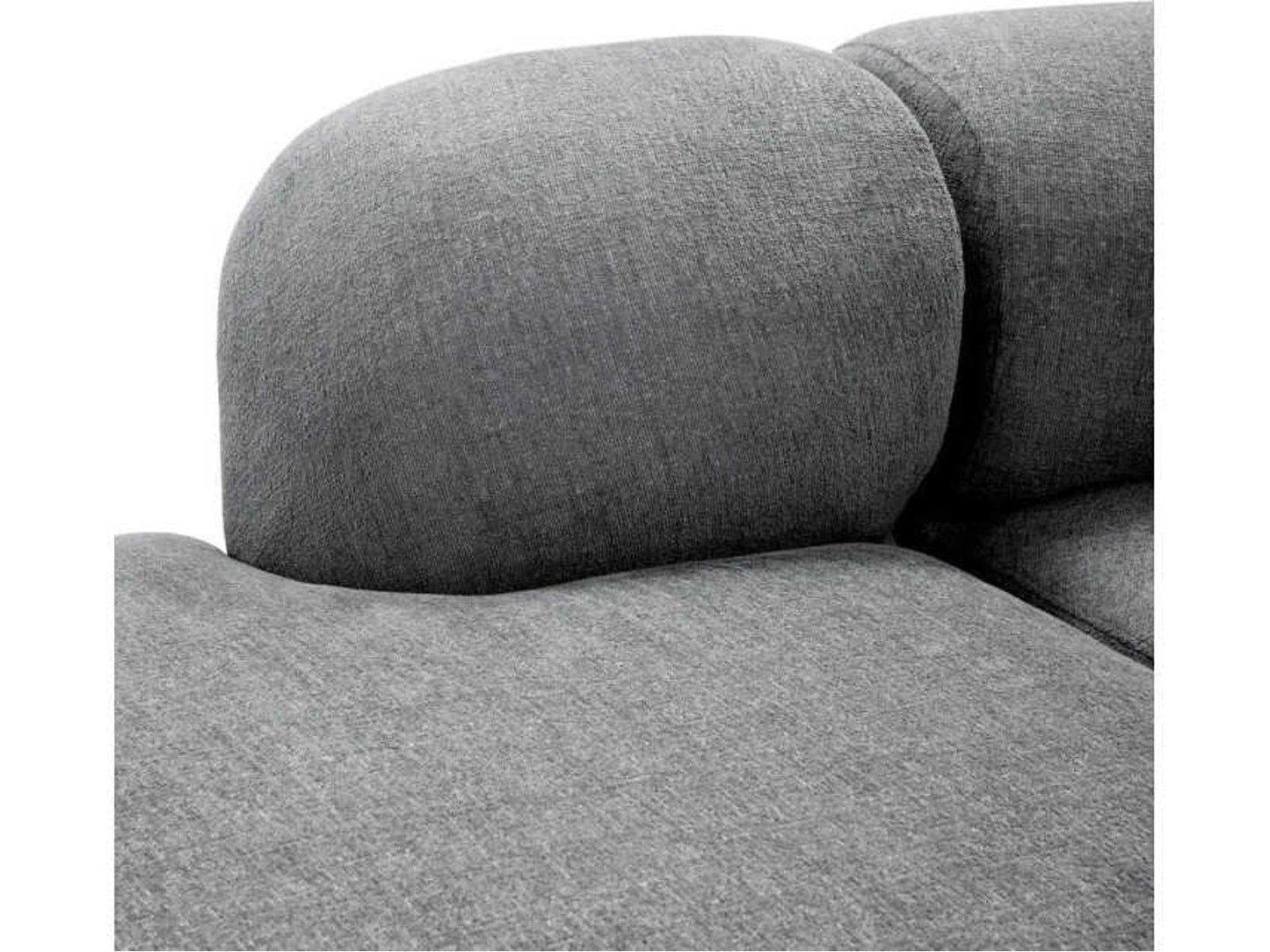 Bjorn Gray Upholstered Modular Sectional Sofa