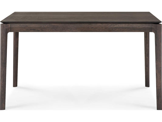 Bok Oak Brown Extendable Dining Table 55 to 87 Inch