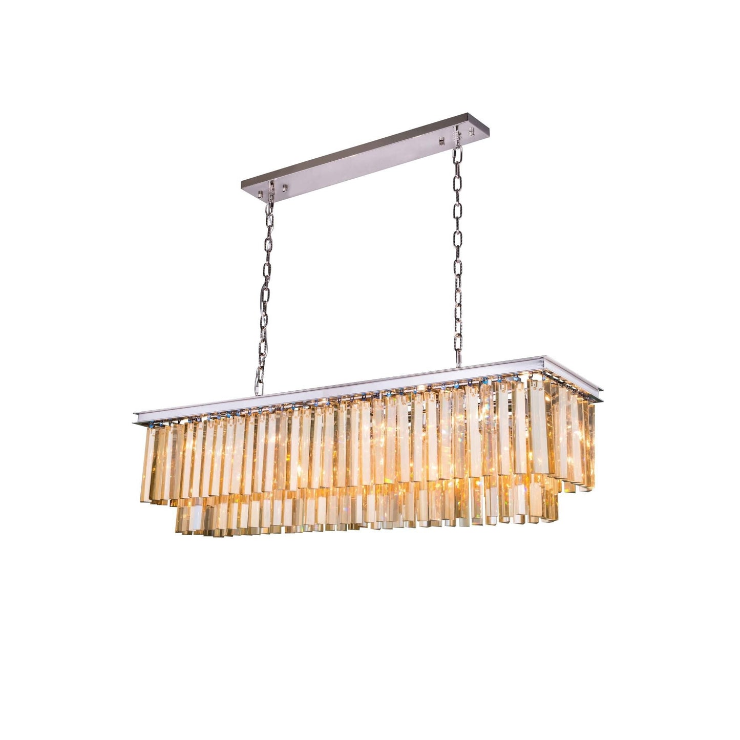 Elegant Lighting Urban Classic Sydney 50 Inch 12 Light Linear Suspension Light Cp13814