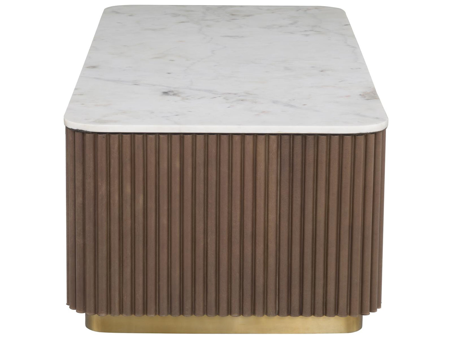 Dimitri Rectangular Marble Coffee Table