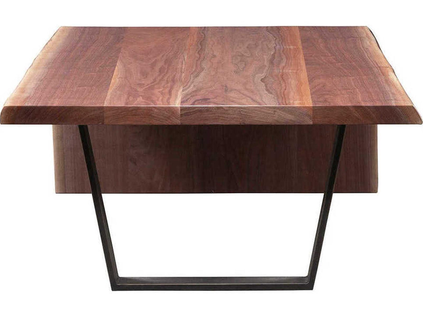 Live Edge Rectangular Walnut Wood Coffee Table
