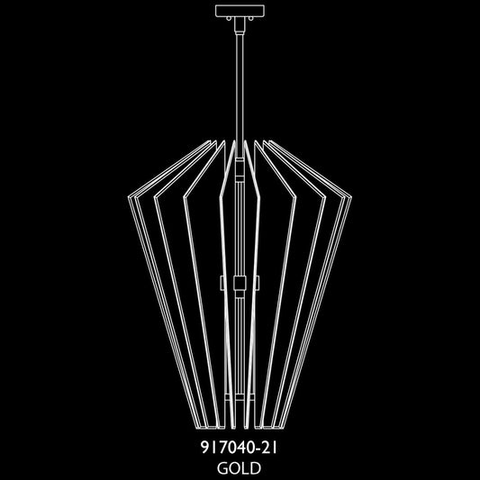 Fine Art Lamps Alex Woogmaster Newton 28 Inch Led Large Pendant Cp446788