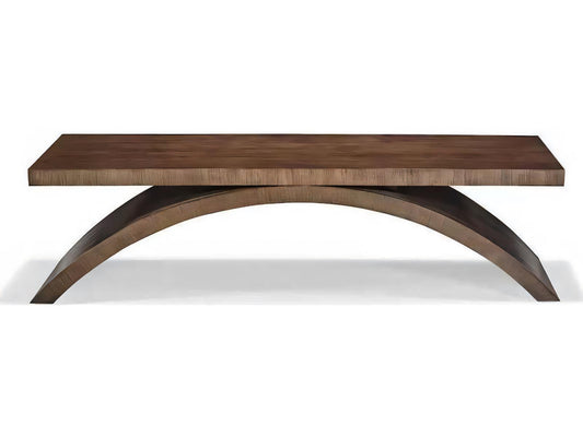 Modern Retreat Rectangular Coffee Table in Modern Walnut