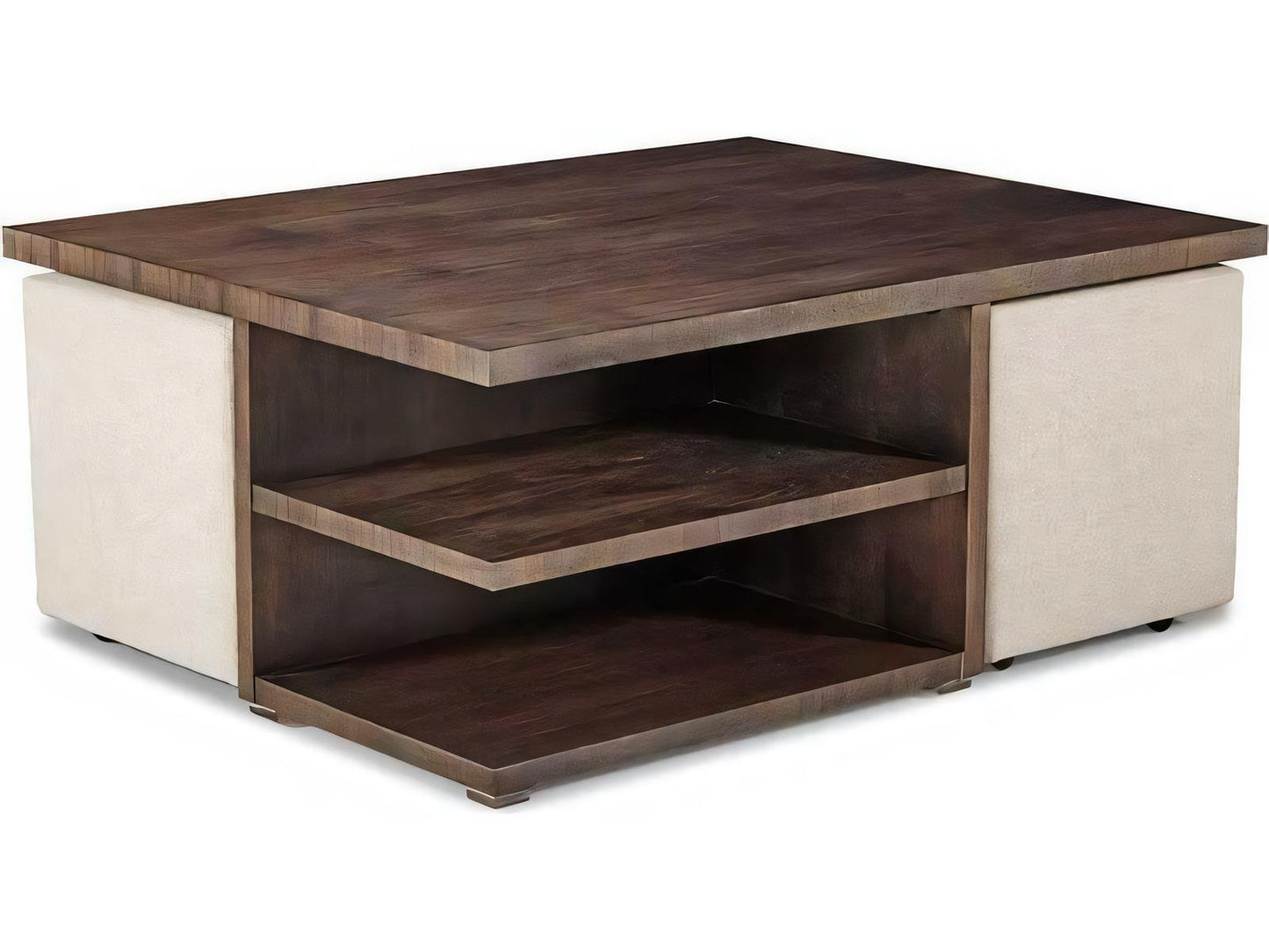 Modern Retreat Rectangle Coffee Table in Modern Walnut