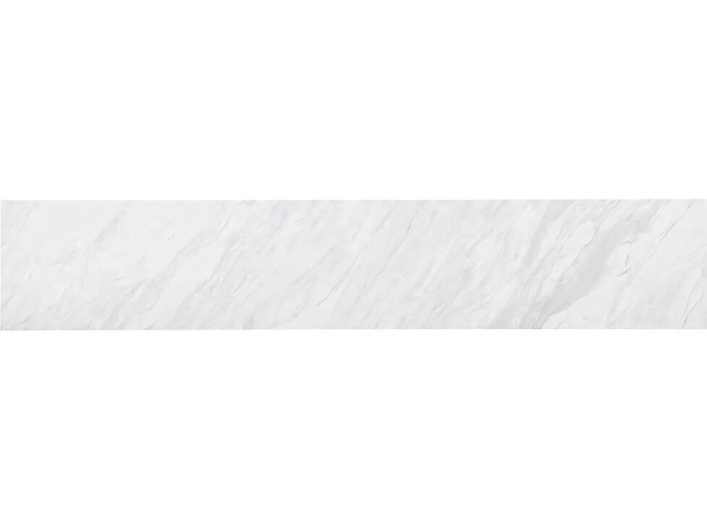 Reimagine Rectangular Console Table with Volakas Stone Top and Black Nickel Finish