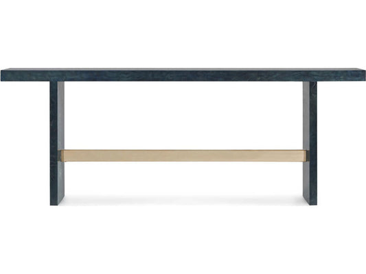 Grangier Rectangular Wood India Ink Console Table