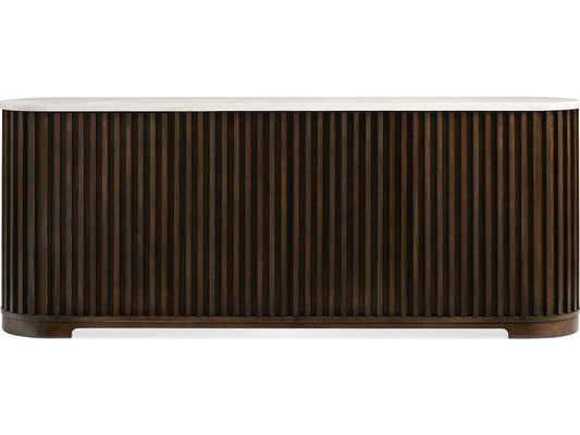 Revival 81 Oasis Oak Wood Credenza in Equestrian Brown