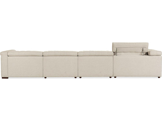 Savion Deux 6-Piece Power Reclining Performance Fabric Sectional