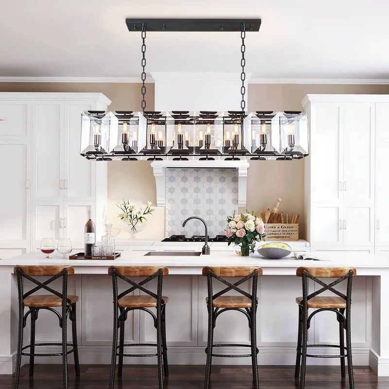 Harson Crystal Rectangular Chandelier