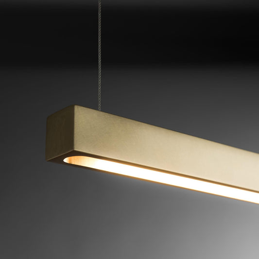 Hubbardton Forge Ingot 72 Inch Led Linear Suspension Light Cp784128