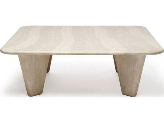 Lavenue Square Concrete Cavern Coffee Table