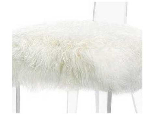 Tristan Clear Leather Accent Chair