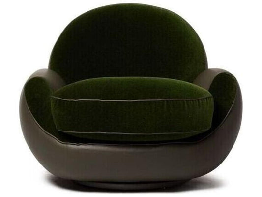 Laurent Velvet Accent Chair Modern Contemporary Style