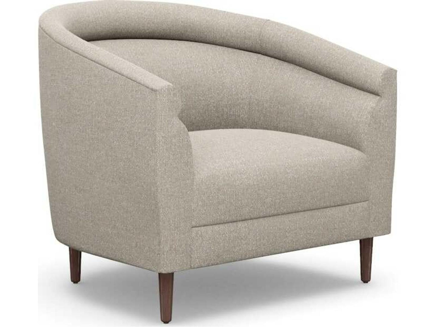 Capri Accent Chair in Wheat Loma Weave Fabric