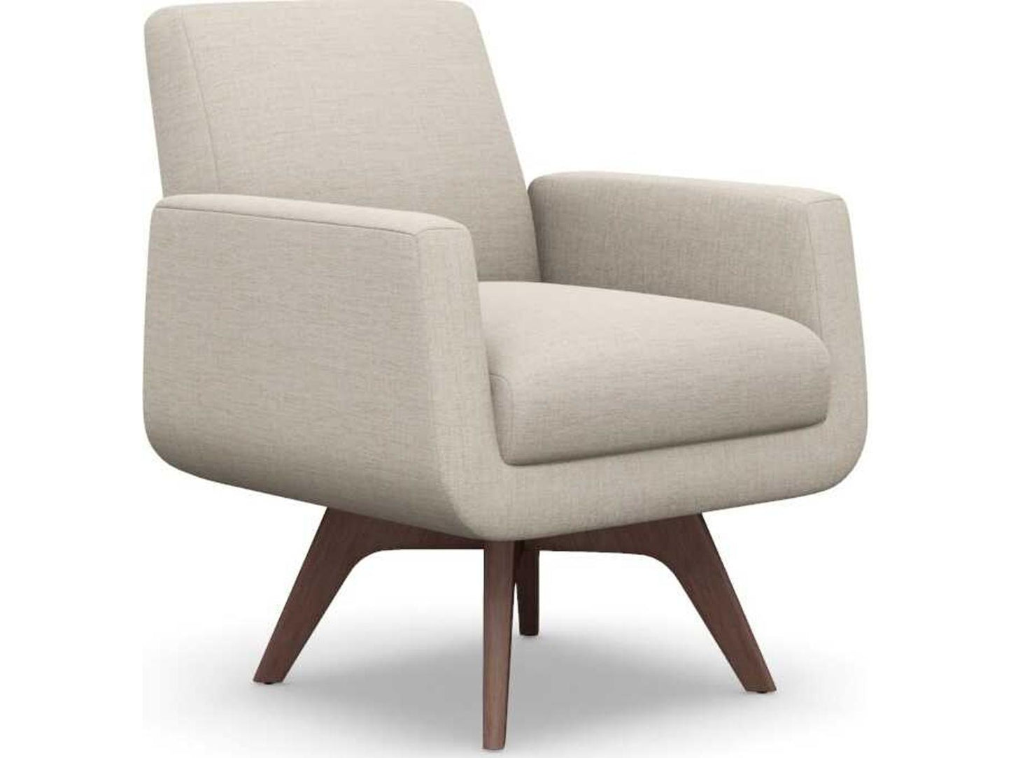 Landon Beige Accent Chair with Canyon Weave Upholstery