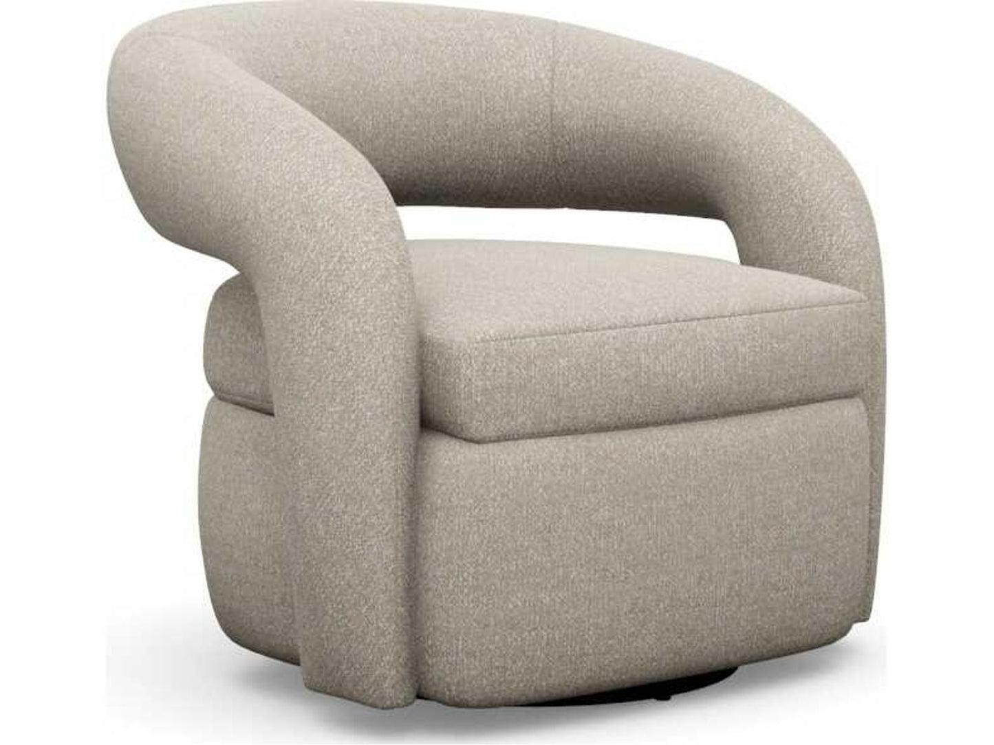 Targa Swivel Beige Accent Chair