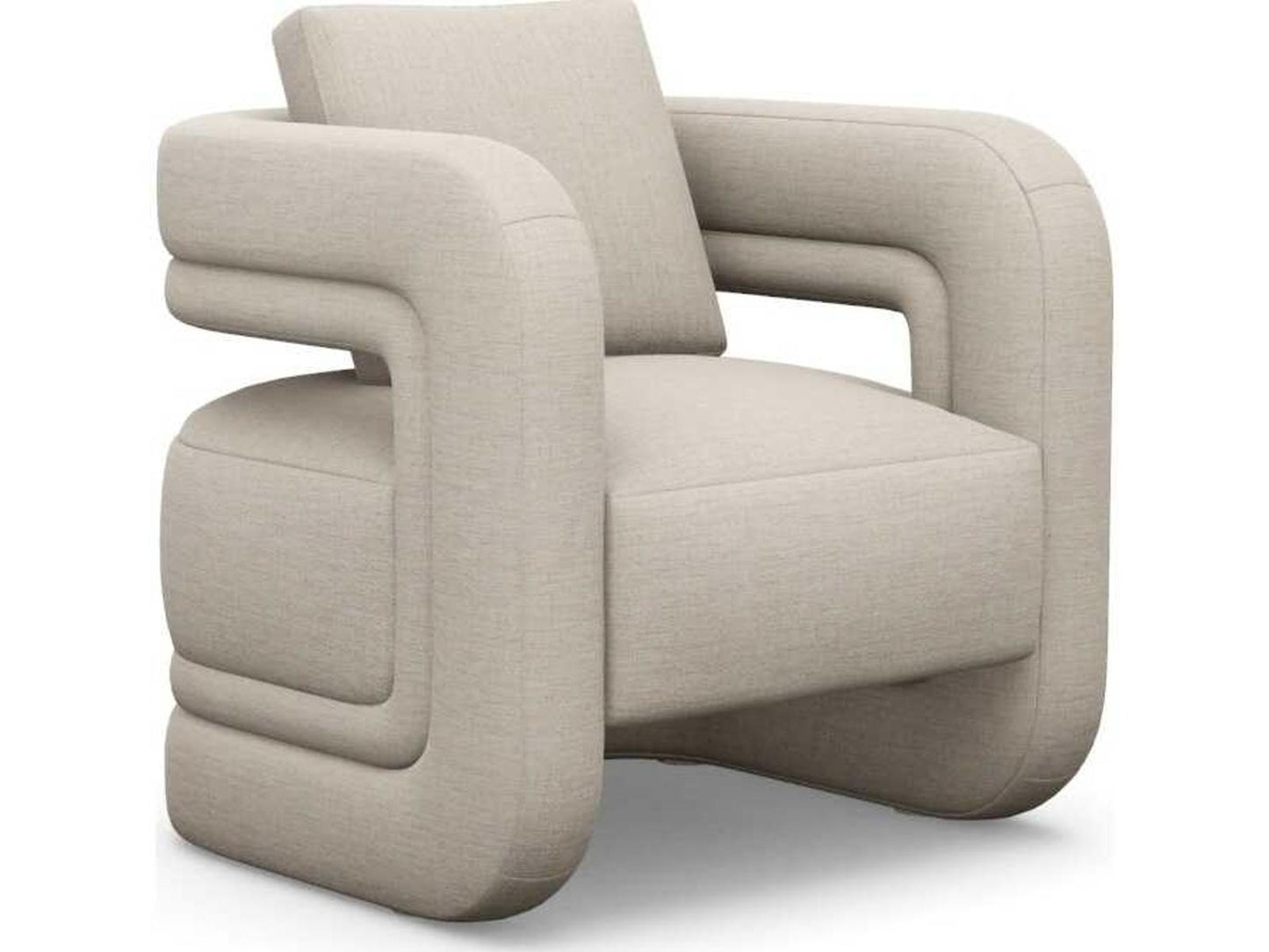 Scillia Modern & Contemporary Accent Chair in Bluff Canyon Weave