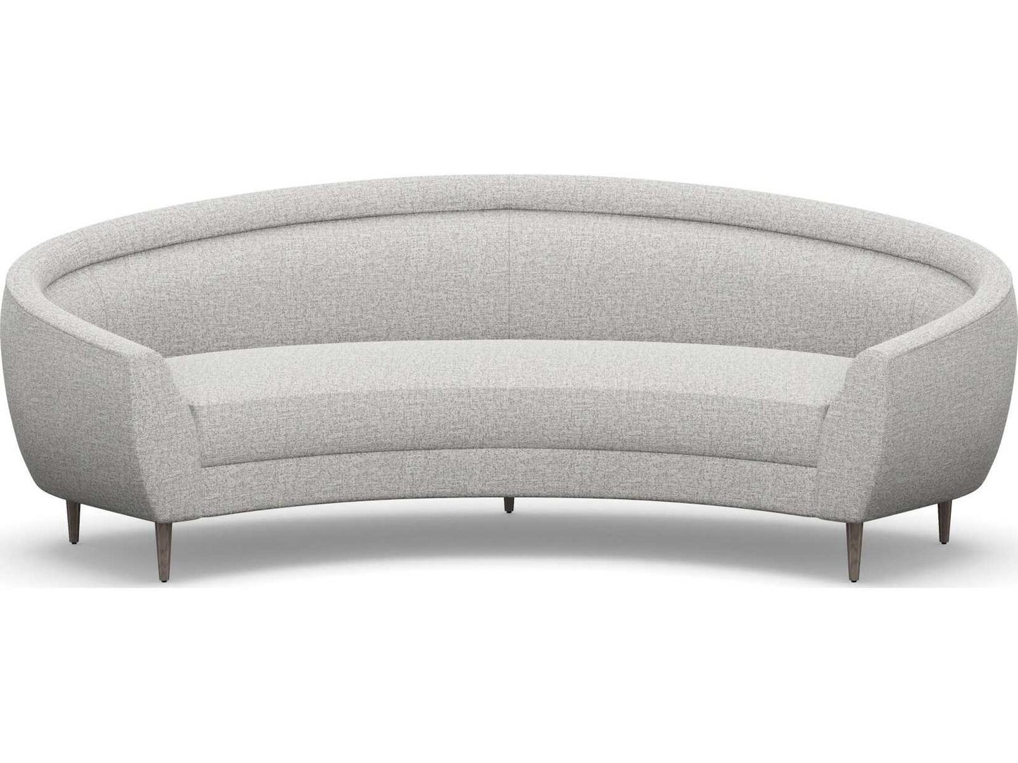 Capri 3-Seat Upholstered Sofa in Storm Light Grey