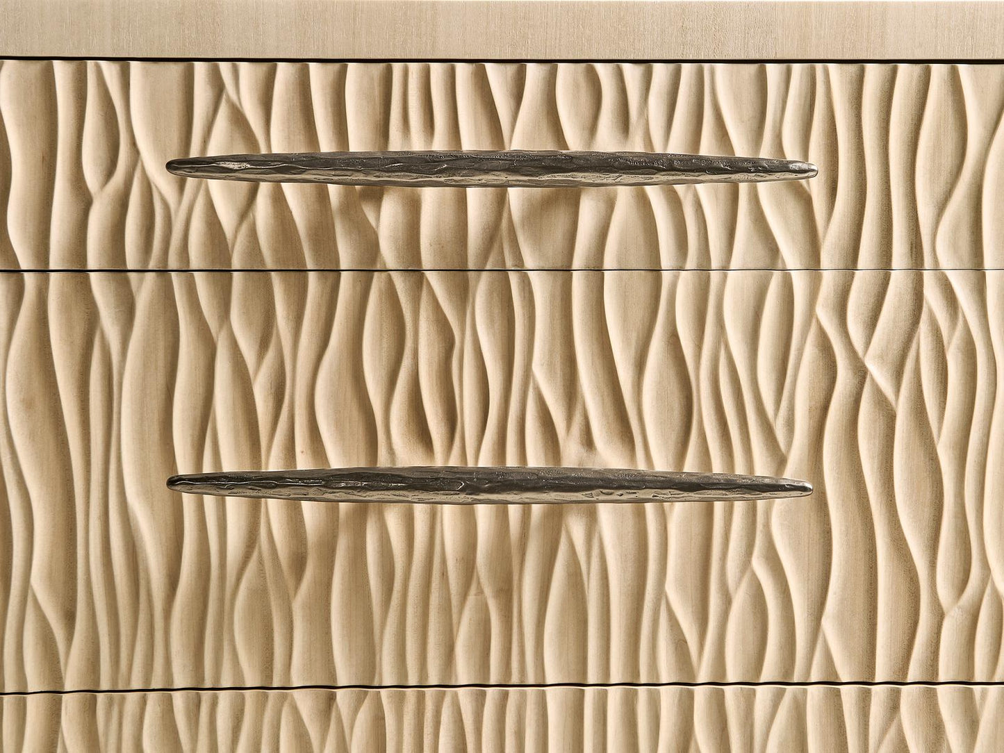 Water Undercurrent 6-Drawer Oak Double Dresser in Natural Dyed Koto