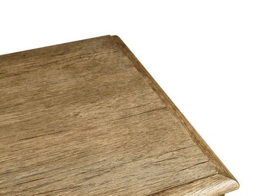 Timeless Oak Credenza Sideboard in Stripped Brown Chestnut