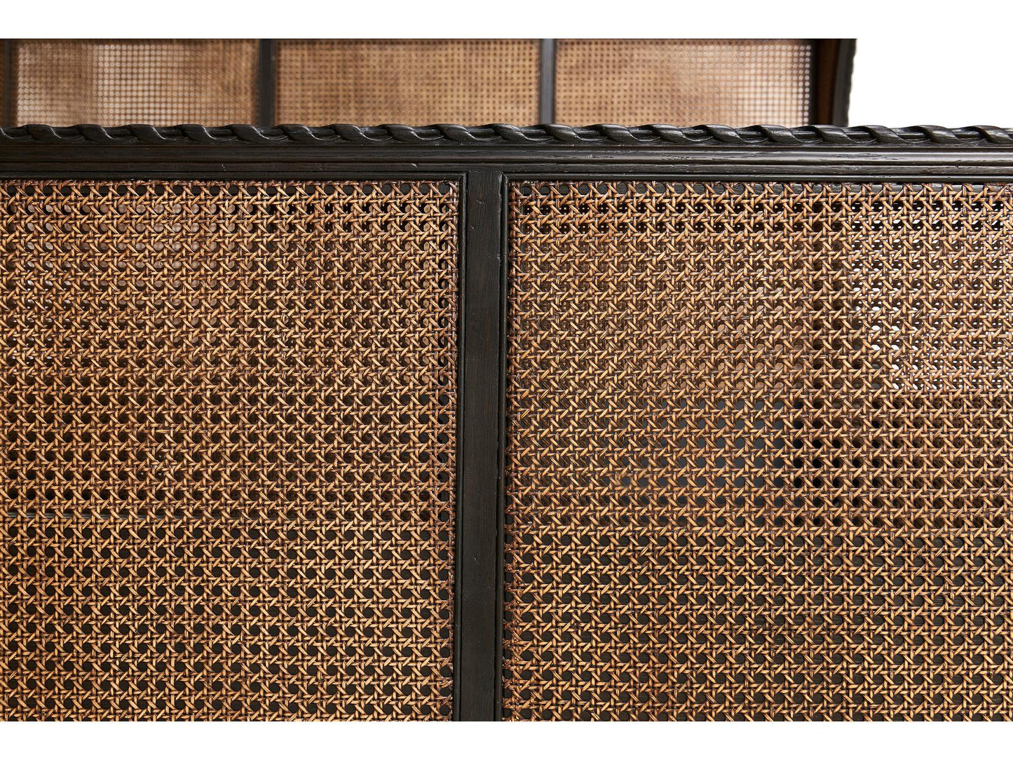JC Traditional Tangiers King Shelter Bed in Ebonized Oak