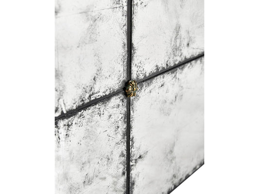 Jc Modern Square Mirror Eglomise Glass Coffee Table