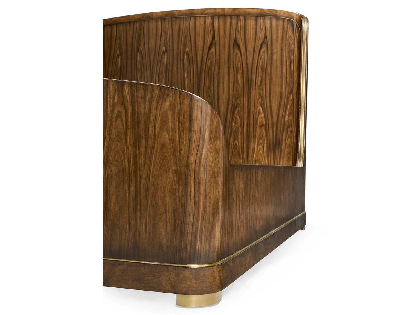 Viceroy Santos Brown Mahogany Wood King Panel Bed
