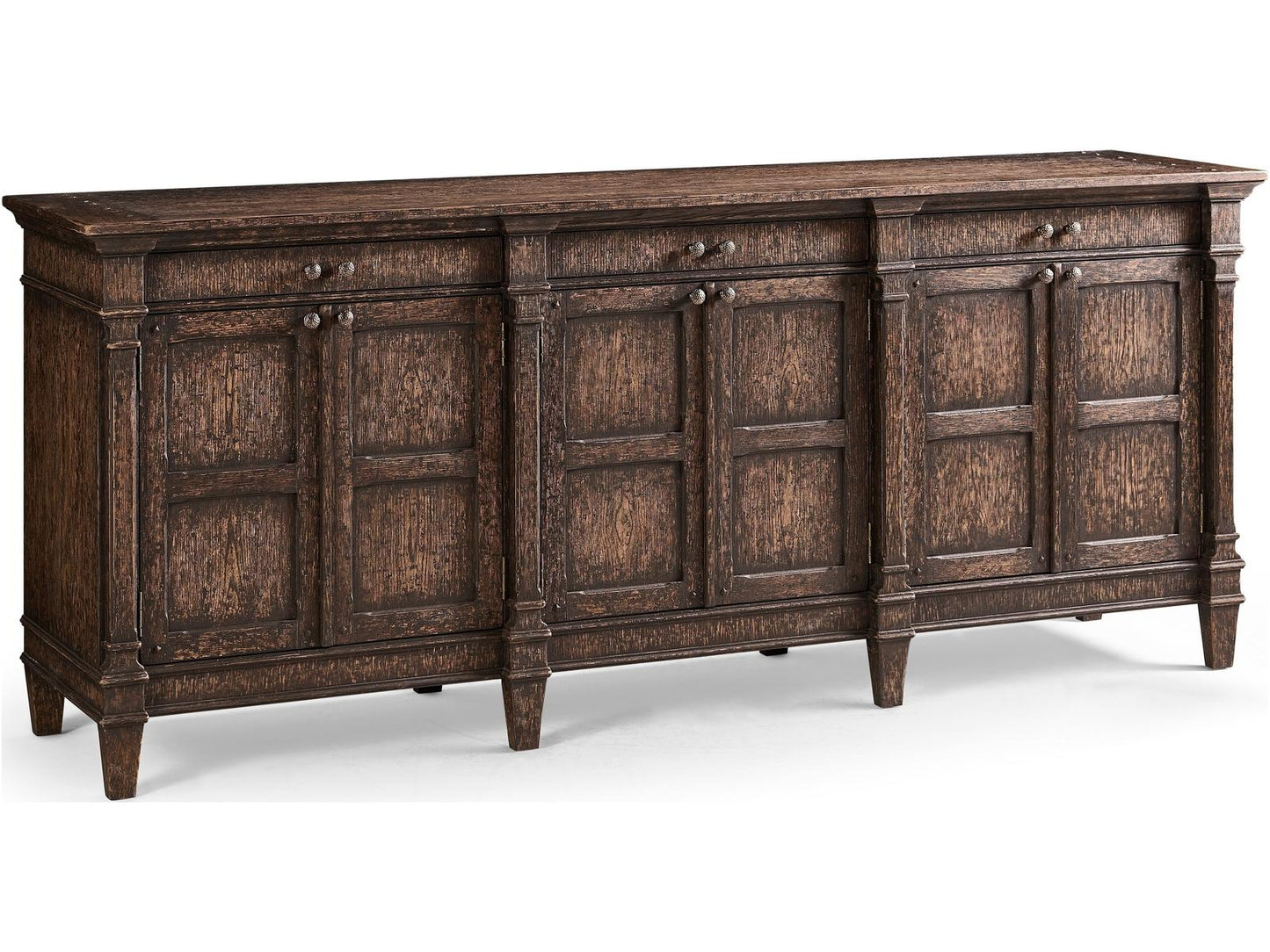 Caldera Brown Sideboard and Mirror Set