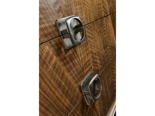Toulouse 6-Drawer Walnut Wood Double Dresser