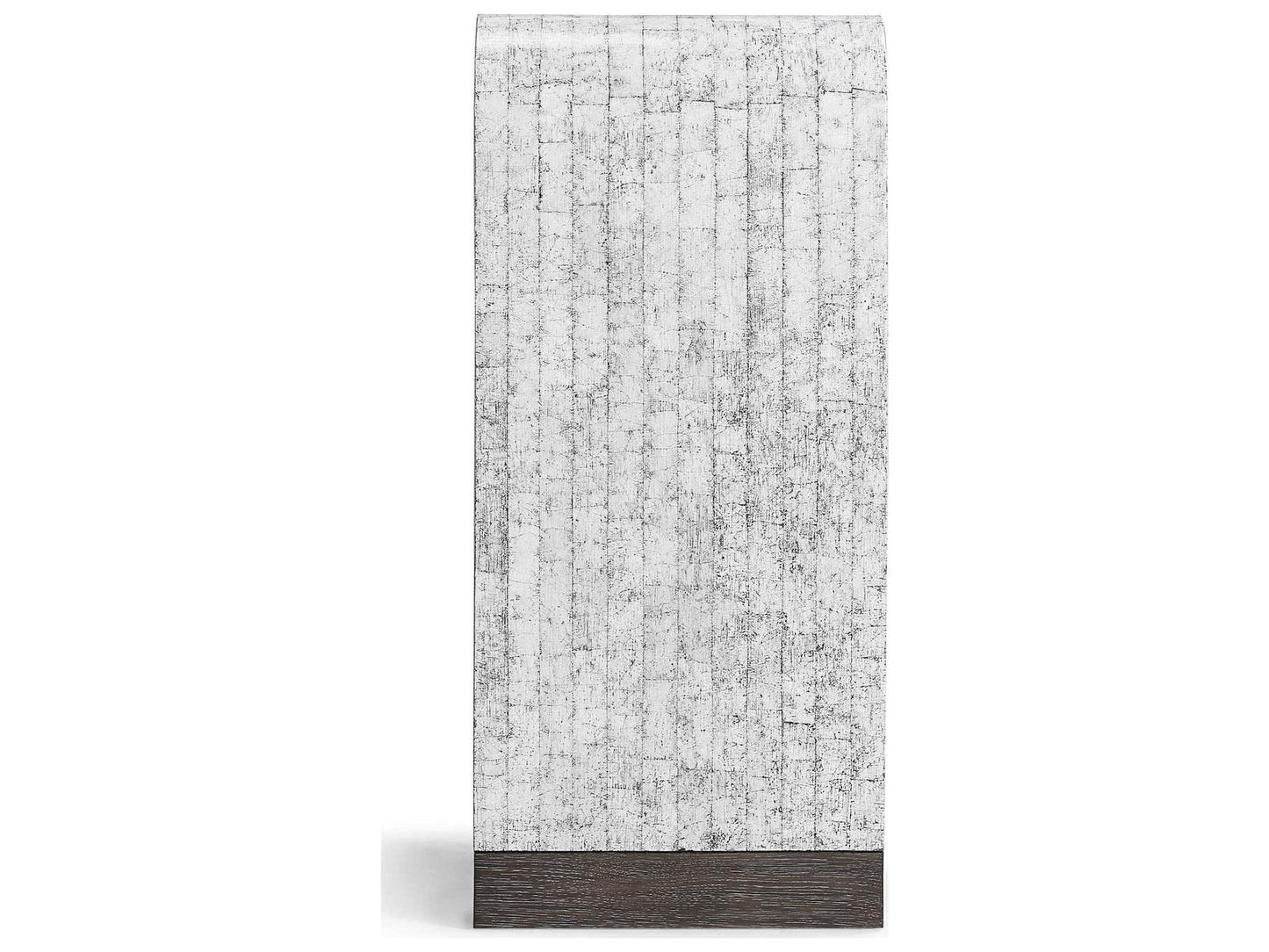 JC Modern Gaia Rectangular Console Table in White Smoke Eggshell