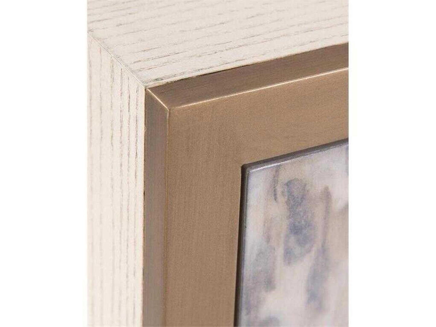 Ide Hill 5-Door Sideboard in Antique Beluga and Brushed Brass