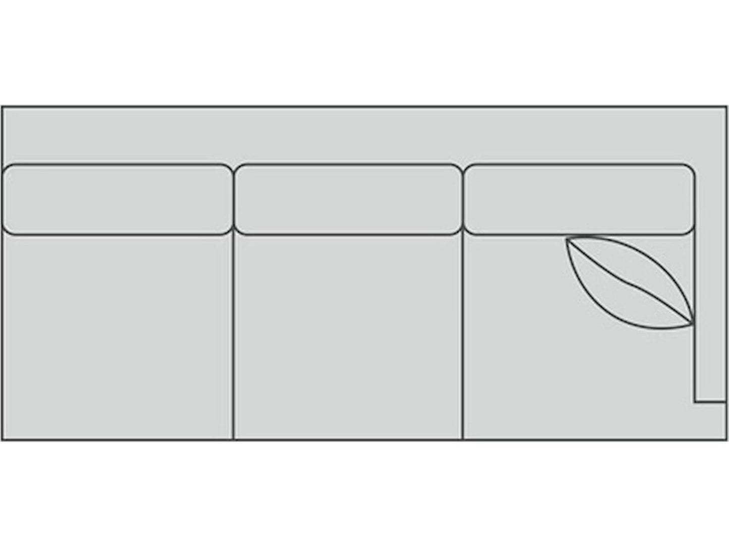 Smithfield Right Arm Sectional Sofa Component