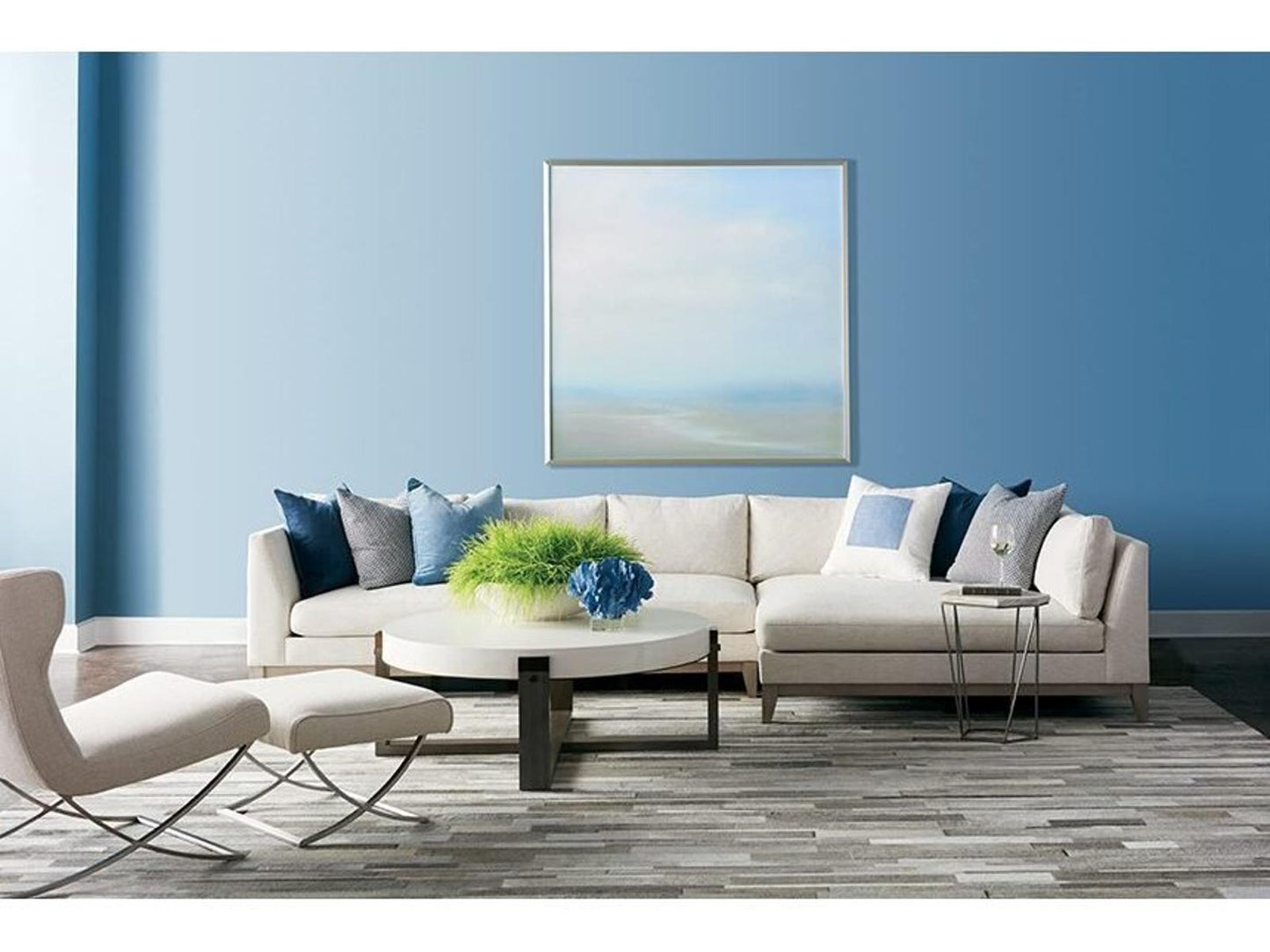 Chloe Round Coffee Table with White Carrera Marble Top and Brass Base