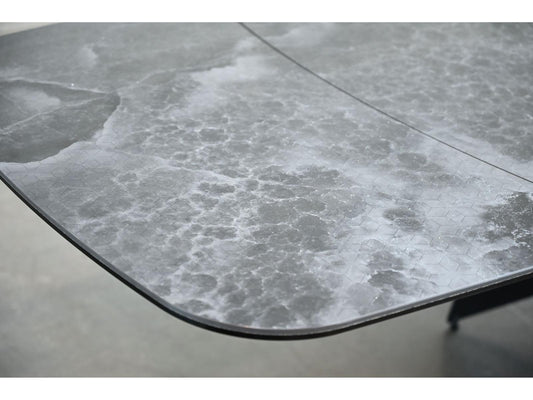 Aventador Double Extension Dining Table with Tempestas Ceramic Top