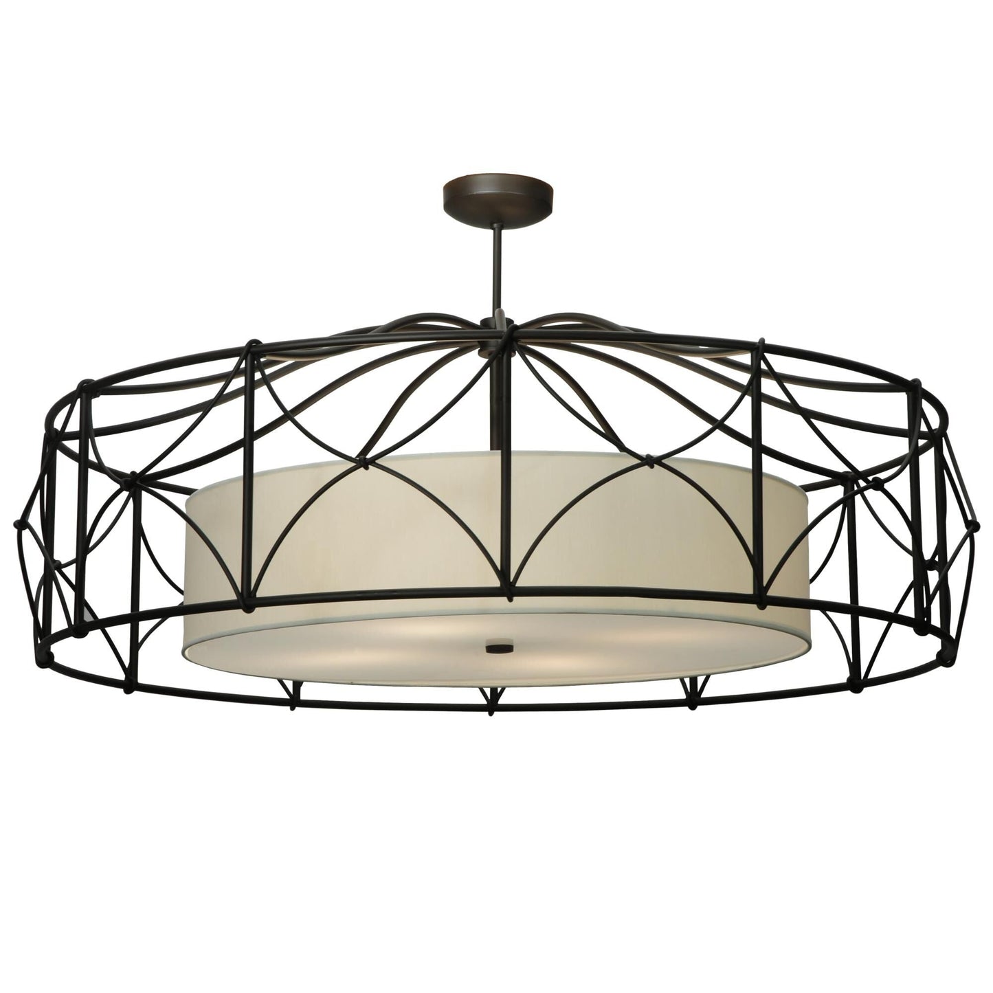 Meyda Lighting 53 Inch 4 Light Semi Flush Mount Cp249422