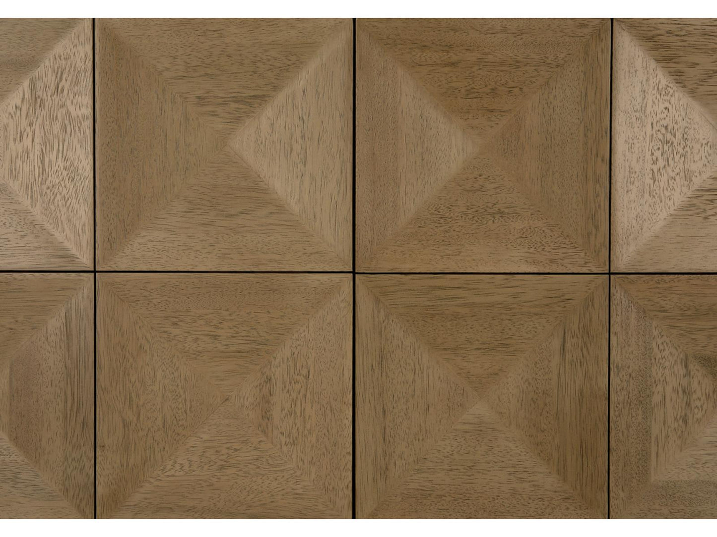 Quadrant 4-Door Sideboard in Washed Walnut Wood