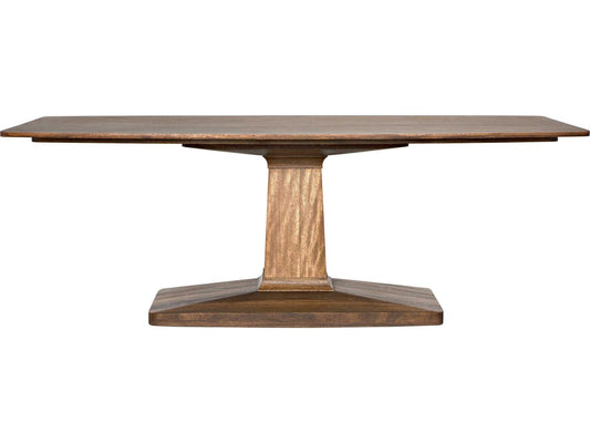 Travis 84 Inch Rectangle Dining Table in Dark Walnut