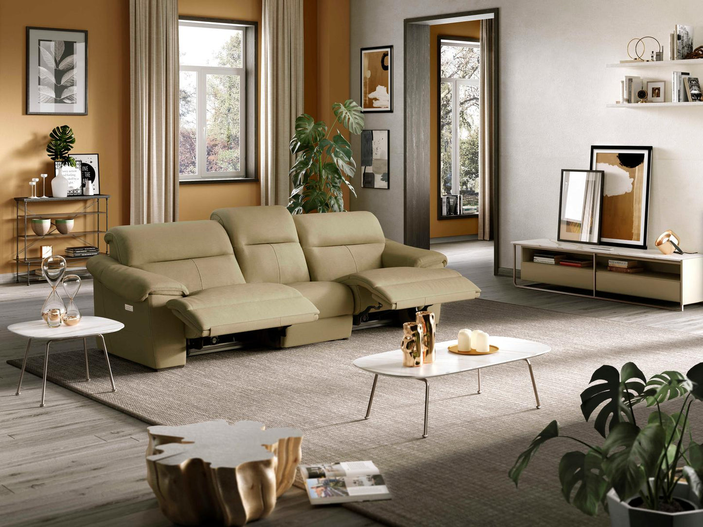 Potenza Power Reclining Sofa