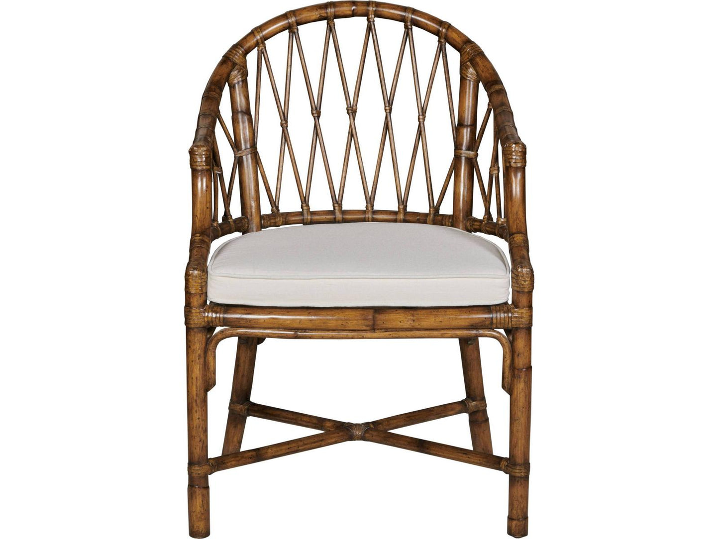 Chateau Brown Rattan Arm Dining Chair