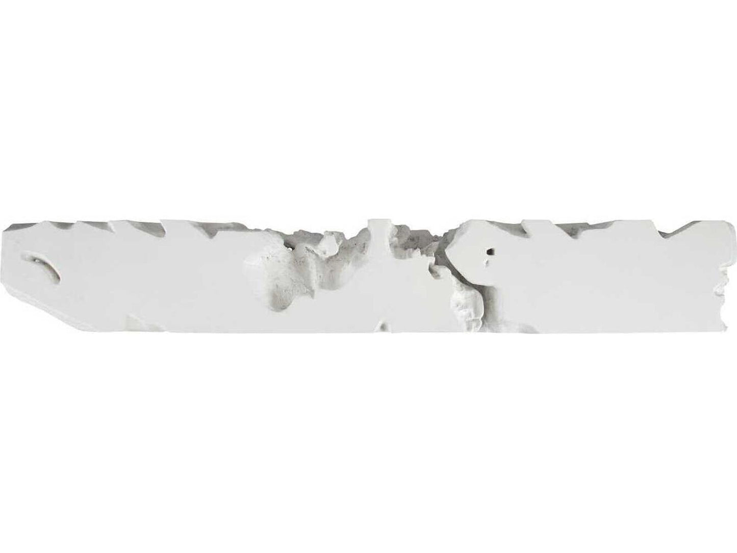 Freeform XL Console Table in Gel Coat White