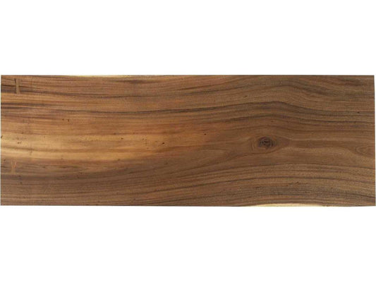 Tapered Rectangular Chamcha Wood Black Console Table